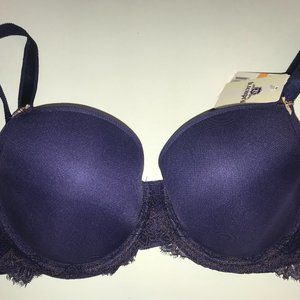 Bra, 34DD, New, Tags attached, Navy Blue